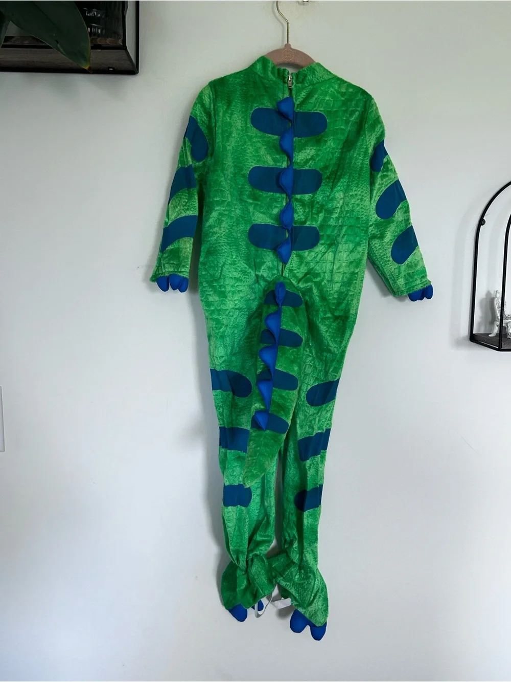 NWOT Spooktacular Creations Green Dinosaur Halloween Costume Size 3T